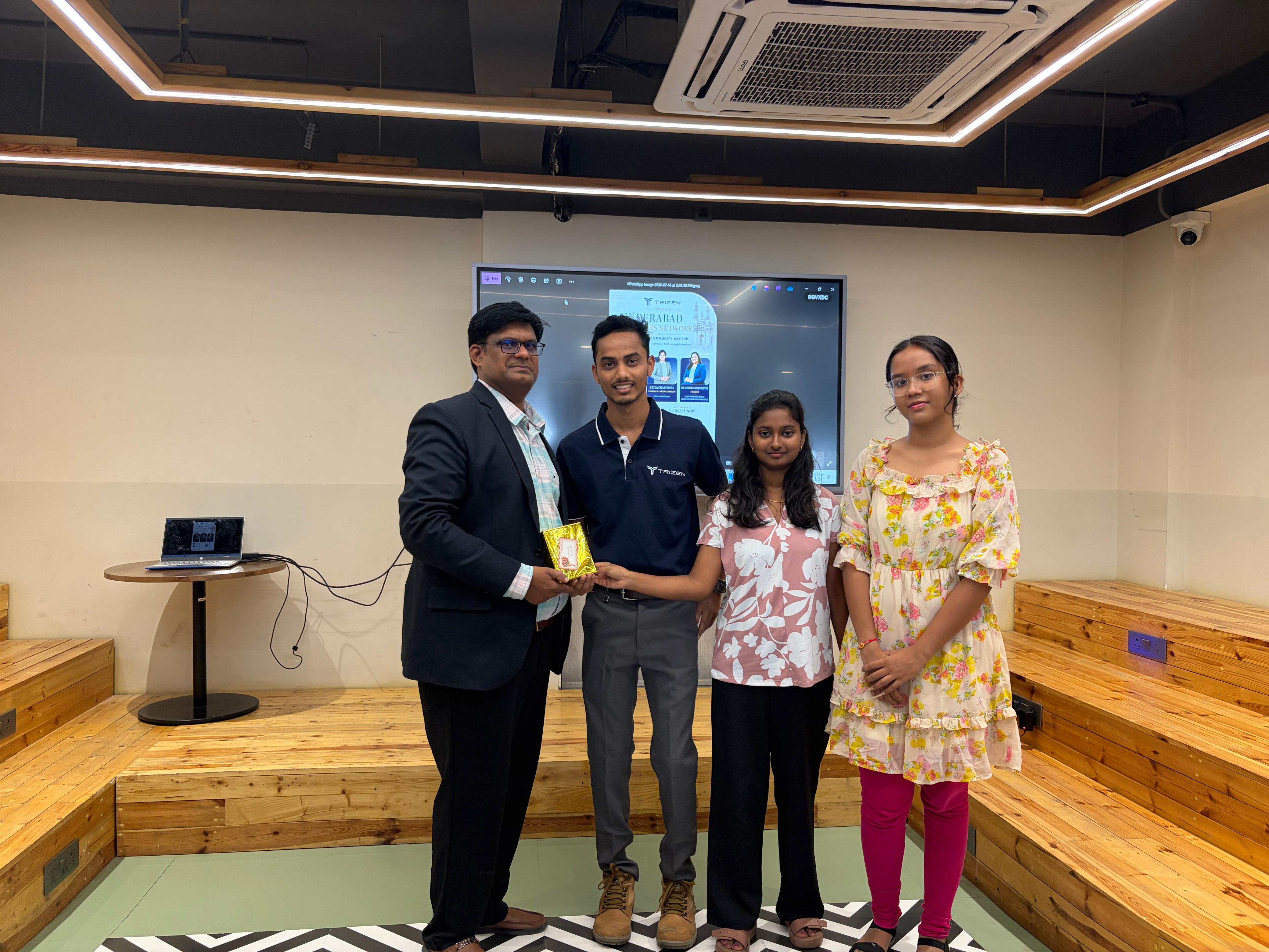 Founders at the Hyderabad Founders Network meetup